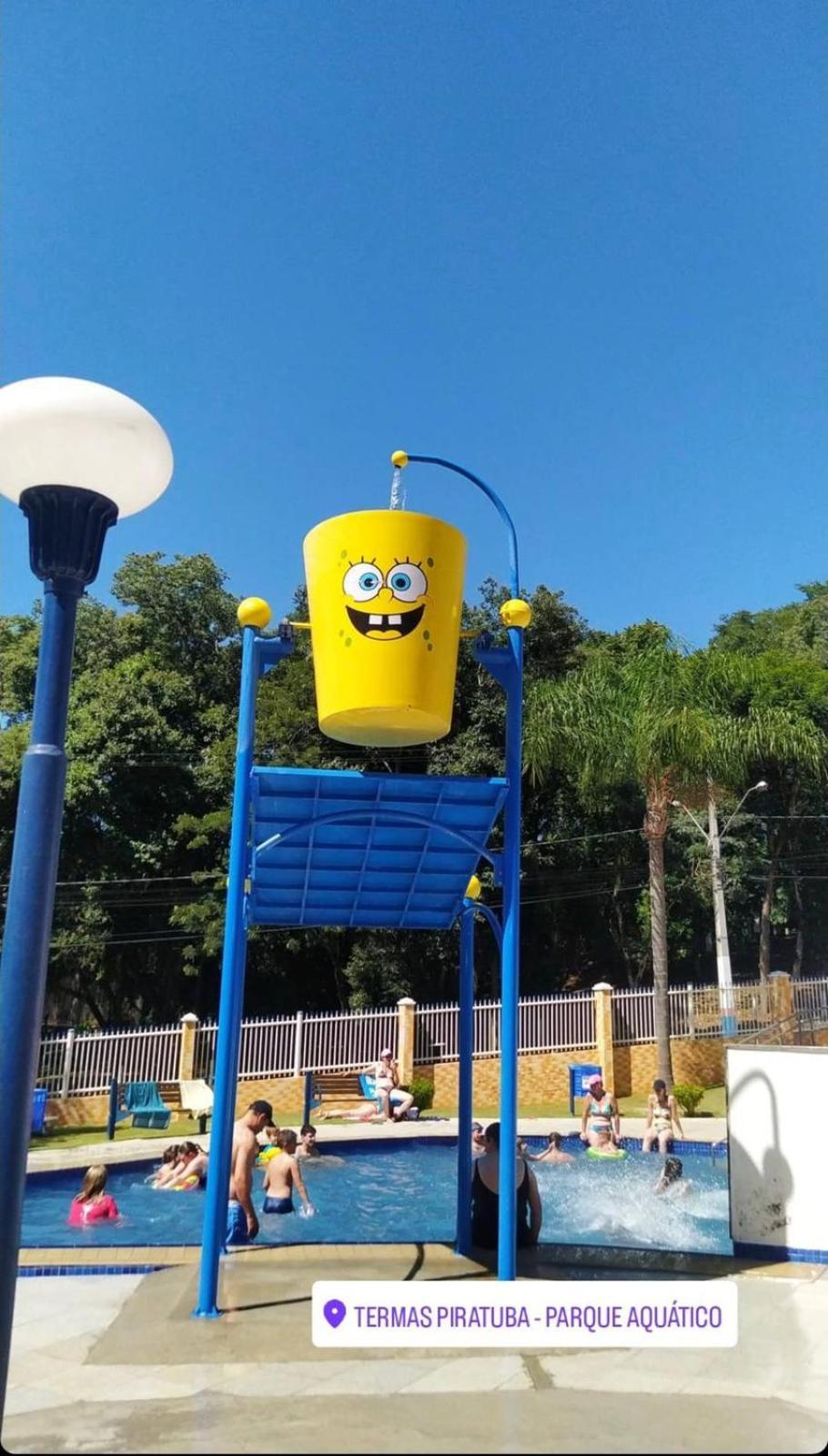 Apto Das Lavandas - 2 Quartos - Apto Todo Climatizado - A 150M Do Parque Termal! ピラトゥバ エクステリア 写真